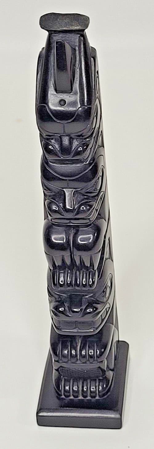 Vintage Museum Reproduction Haida Gwaii VII-B-1911 MCC-CMC 6" Resin Totem Pole