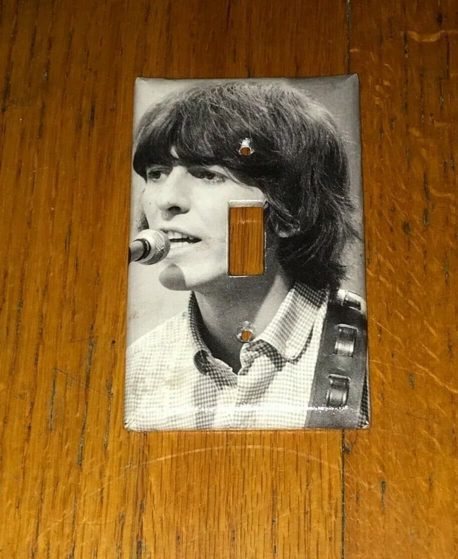 GEORGE HARRISON THE BEATLES ROCK LEGEND Light Switch Cover Plate