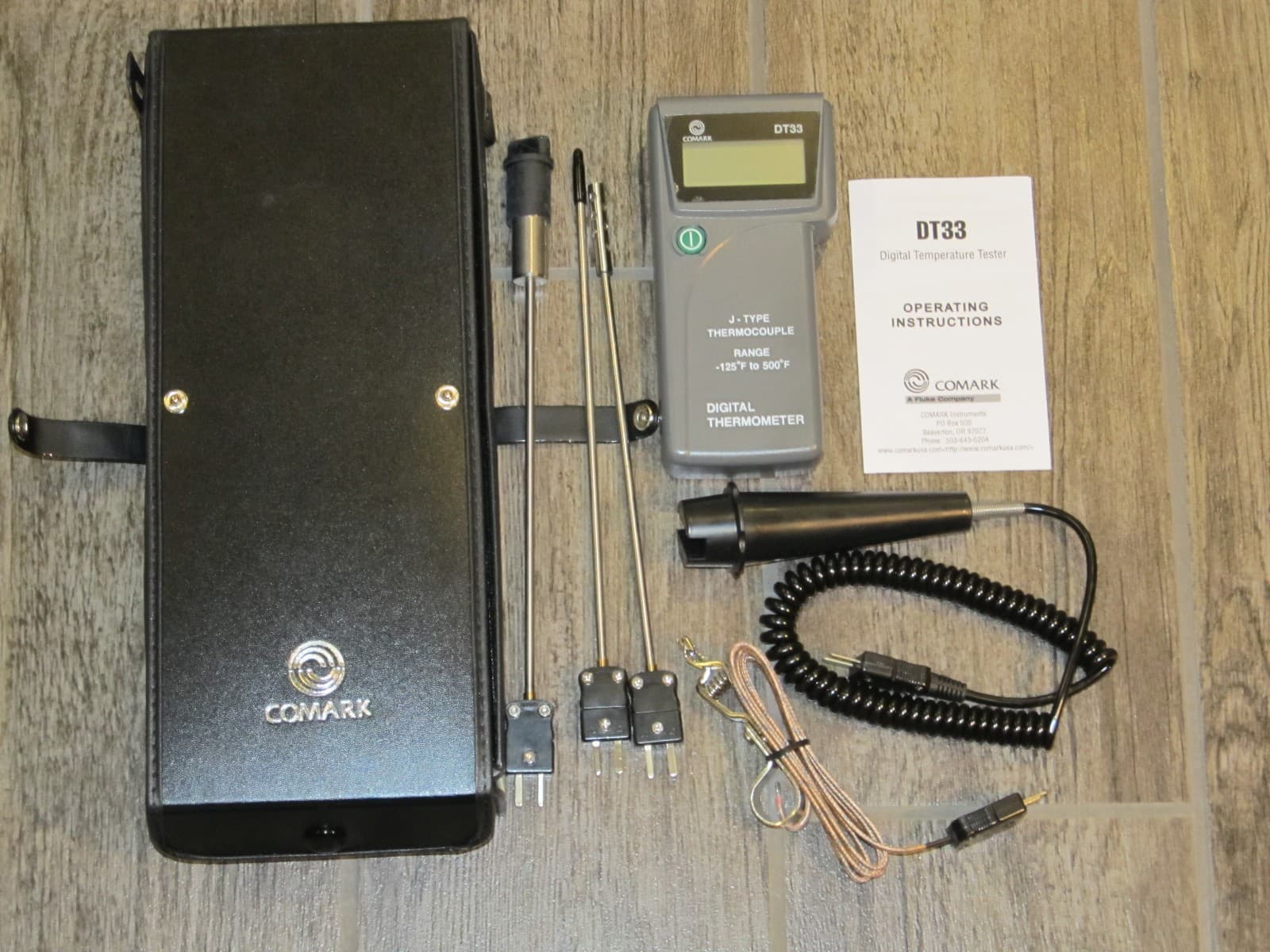 COMARK DT33 Digital Thermometer Kit -125 to 500 F, Water Resistant, Hand Held