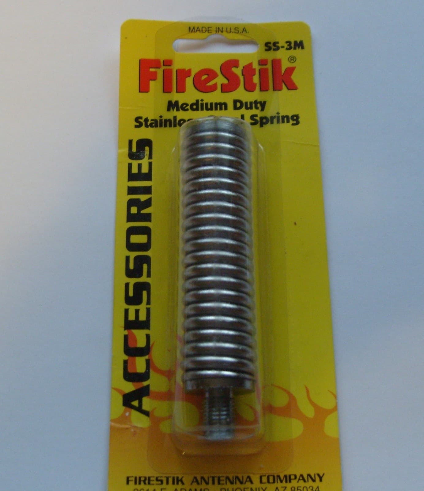 Firestik SS-3M Medium Duty Stainless Steel Spring for CB Antenna Mount USA made