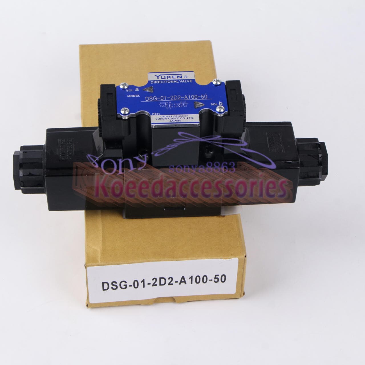 New One YUKEN Electromagnetic directional valve DSG-01-2D2-A100-50 6