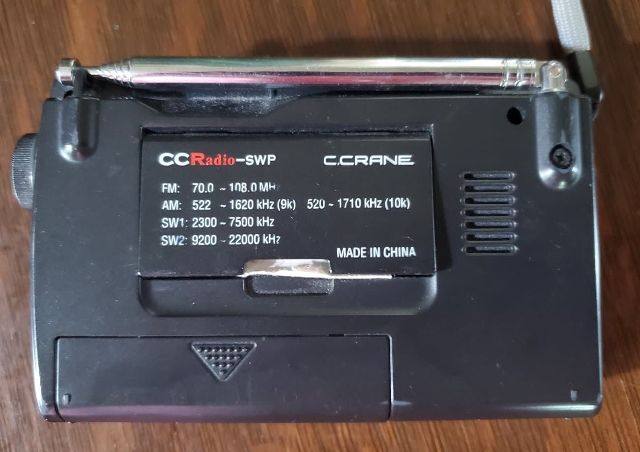 C. Crane CC AM/FM/SW Stereo Shortwave RADIO PLL Synthesized SWP Works great! 2