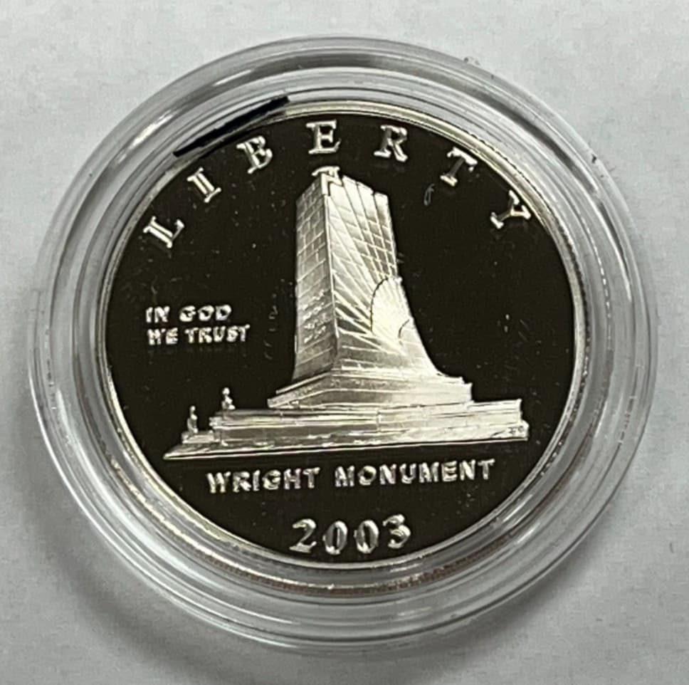 2003 P First Flight Centennial Uncirculated Clad Half Dollar Commemorative Coin 2