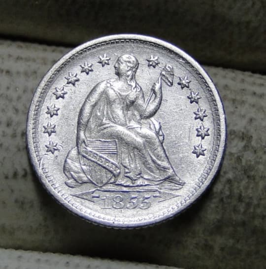 1855-O Seated Liberty Half Dime 3