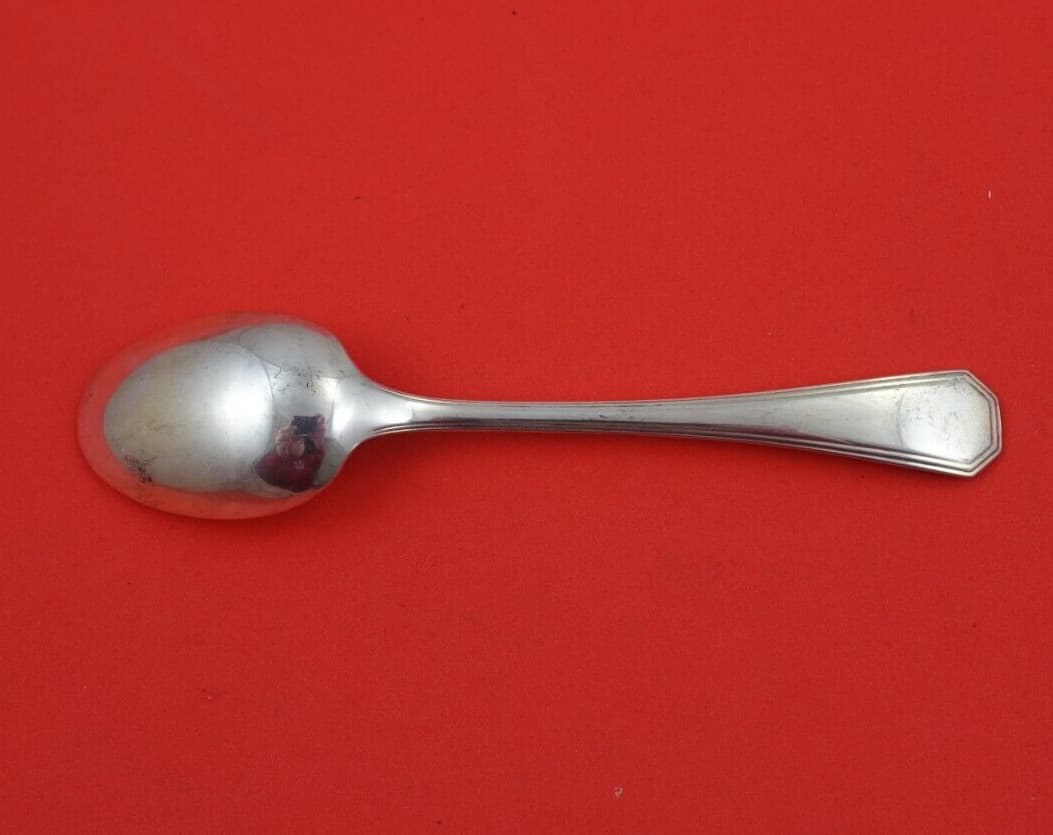 America by Christofle France Silverplate Teaspoon 6" Flatware Heirloom 2