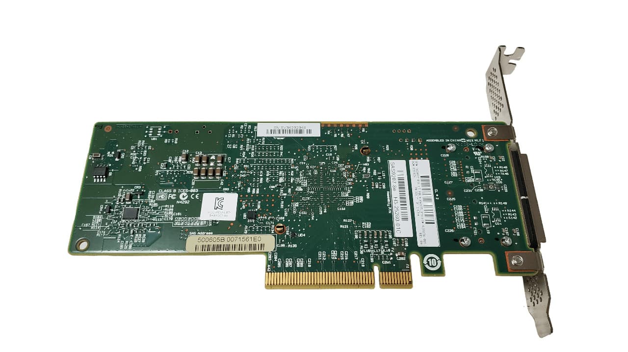 HP 638836-001 SAS9207-8E HBA PCI-E 6GB/s Raid Controller Full Height 3
