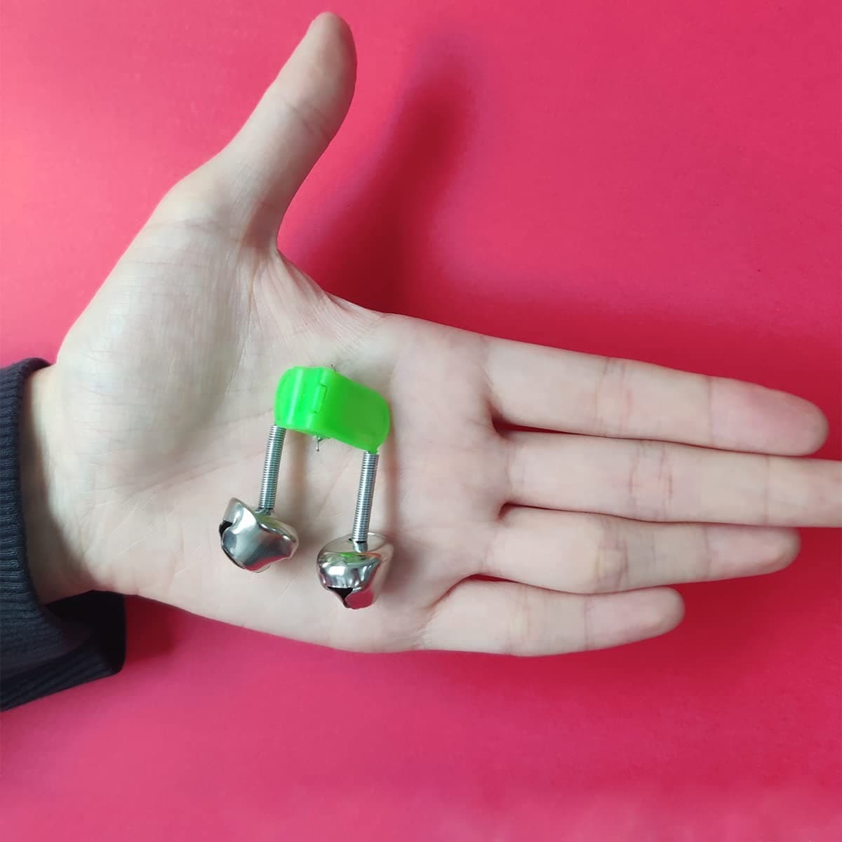 8 Pcs Fishing Rod Extra Loud Alarm Dual Alert Bell, Plastic Fishing Rod Alarm... 5