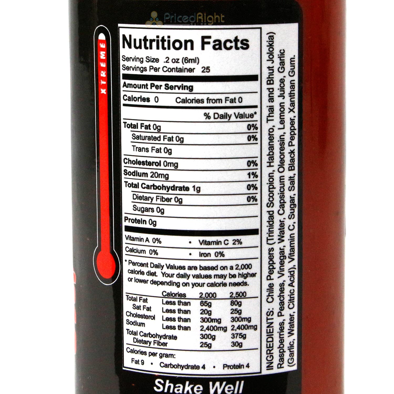 Volcanic Peppers Olympus Mons Hot Sauce 5 oz Extreme Heat 6