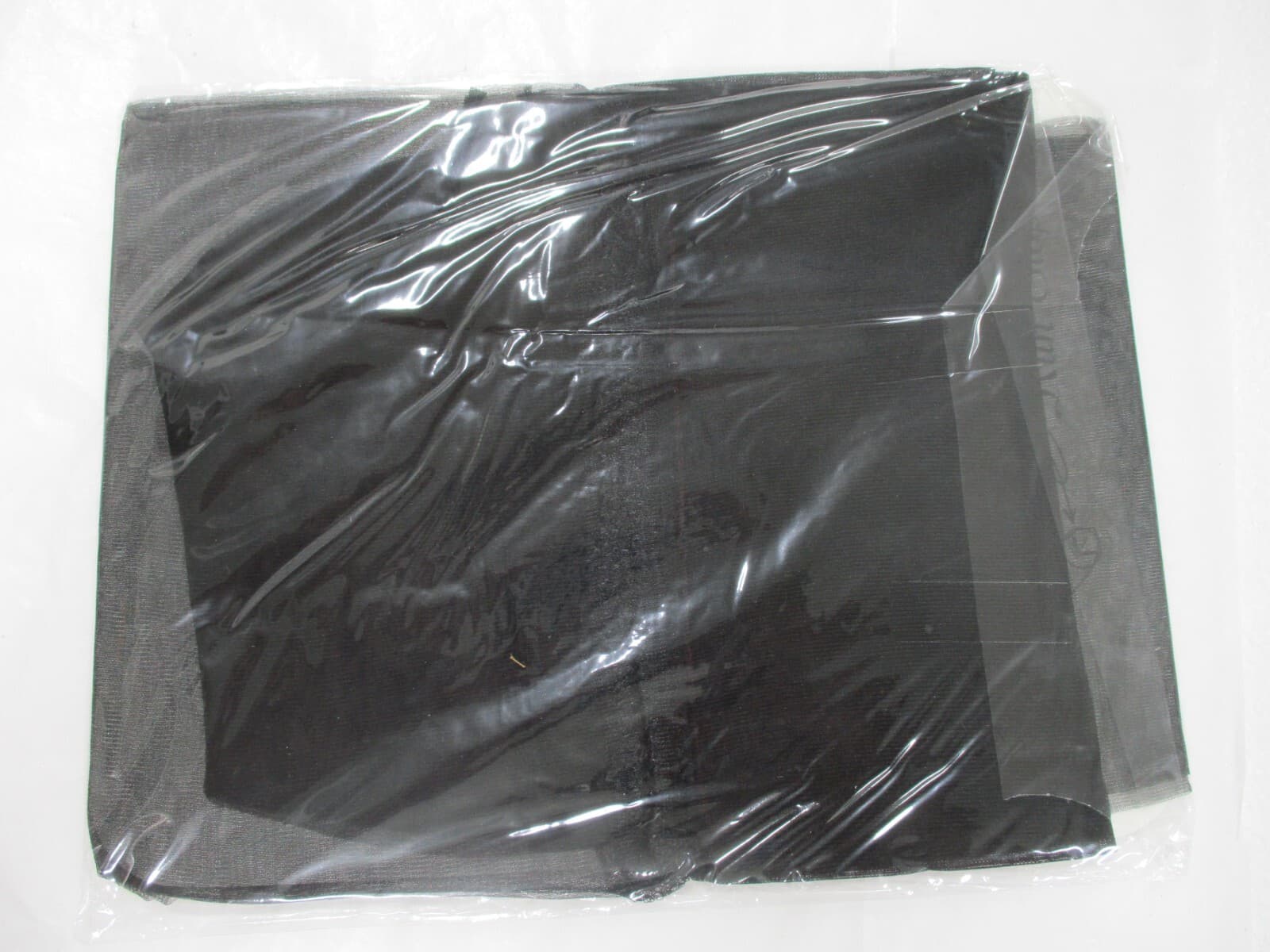 1PR VINTAGE NATIONAL 400 RHT SHEER FLAT KNIT NYLON STOCKINGS  11 LONG BLACK 5