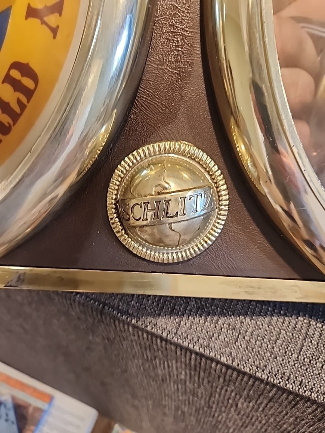 Vintage 1972 Schlitz Beer Jos. Schlitz Brewing Globe 34" x 14" Sign -Exc. Cond. 4