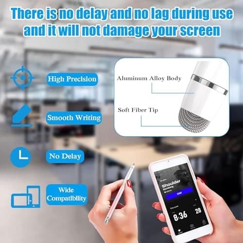  2PCS Stylus Pens for Touch Screens,Stylus Pen for iPhone/iPad/Tablet  4