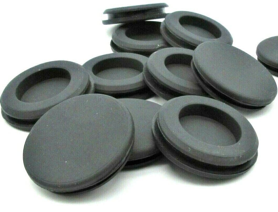 2" Rubber Panel Plugs, Knockout Plugs, Firewall Plugs, Fits 1/8" Thick Materials