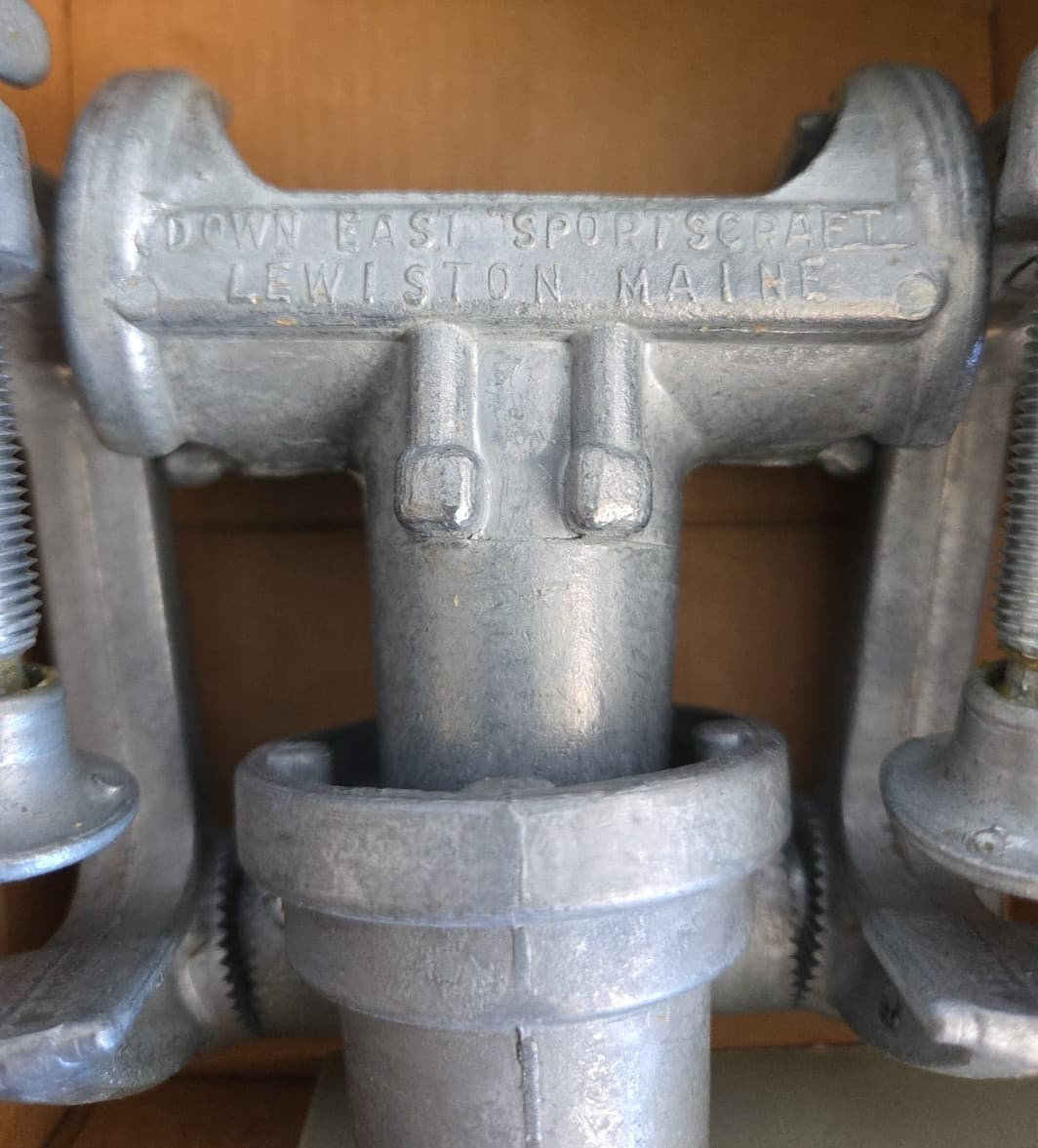 Vintage Down East Salty S-10 New Box Fishing Rod Holder Sportscraft Maine Unused 4