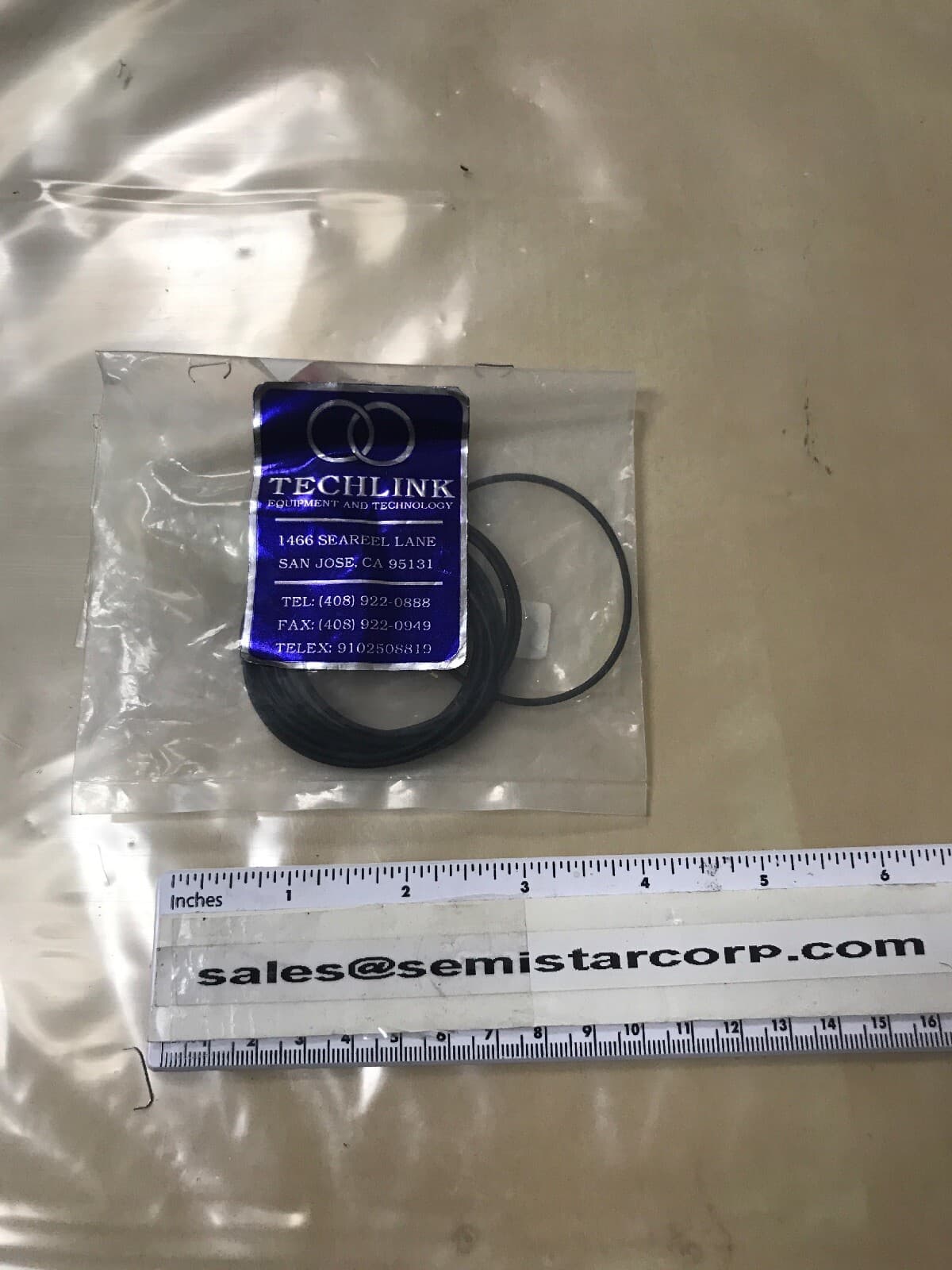 ST021 O-ring, Black VITON PN 2504-110033