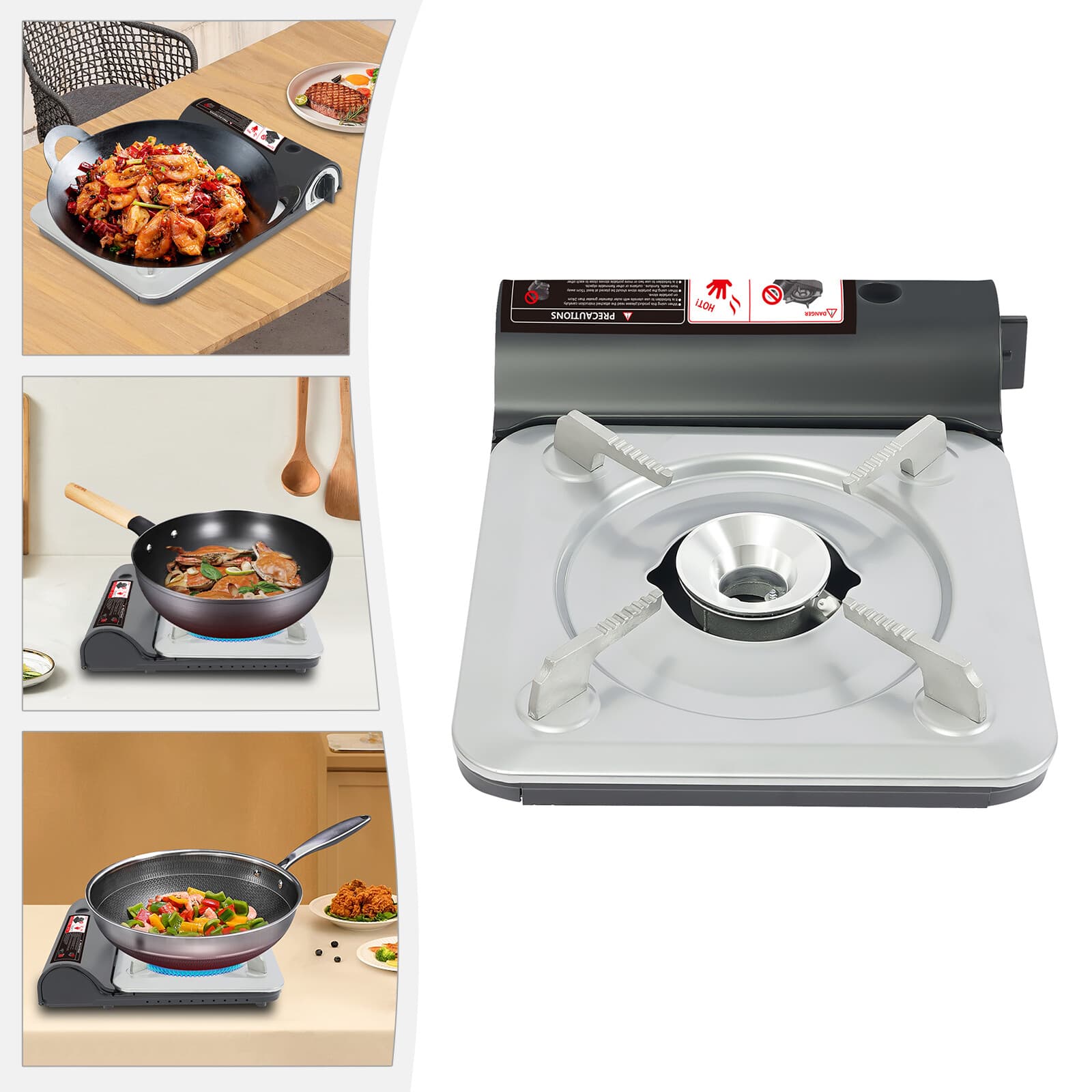 Butane Camping Stove, Camping Stove with Portable Case, Portable Camping Stove