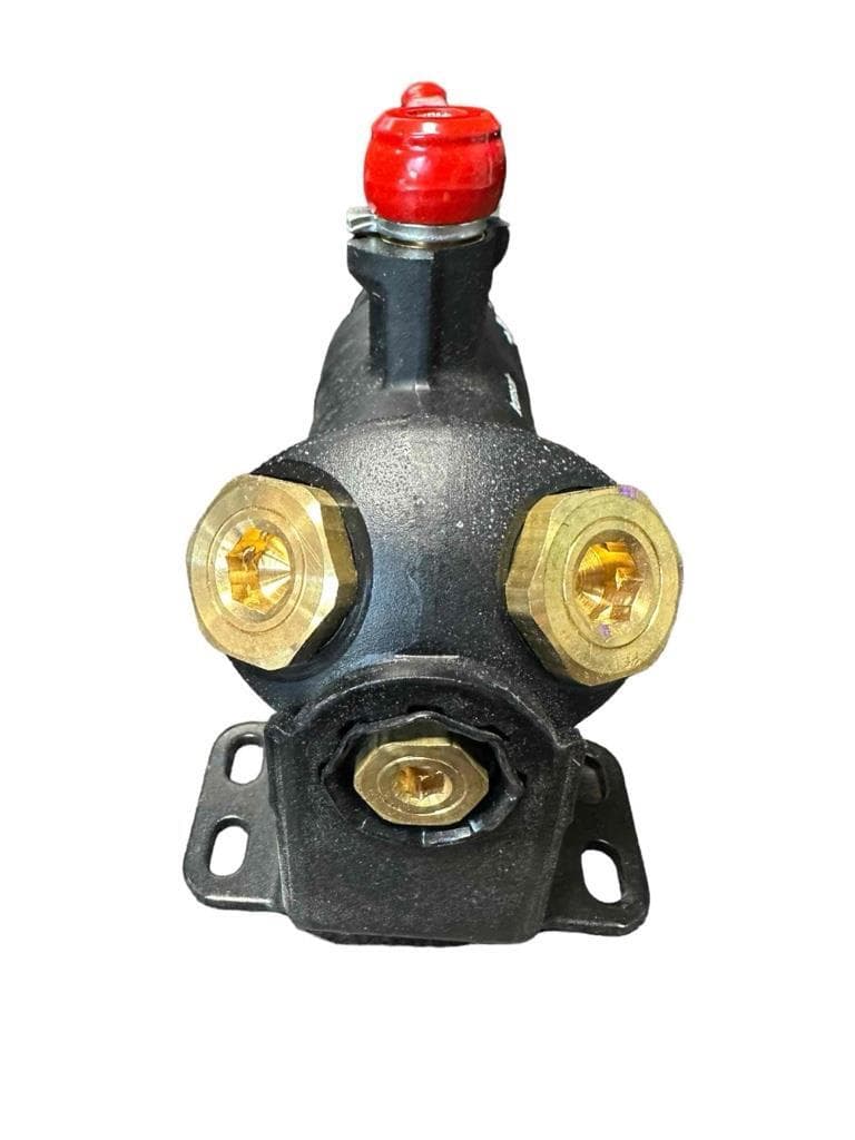 Parker 6694 25 22 Legris Transair 1" Brass 2-Port Ball Valve With Wall Bracket 2