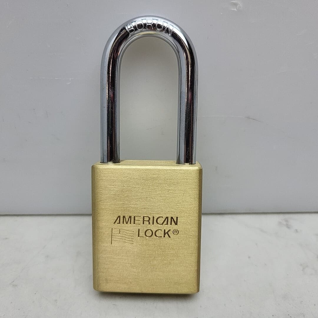 American Lock A3651d035ka Padlock Keyed Alike Long Shackle Rectangular Brass 3