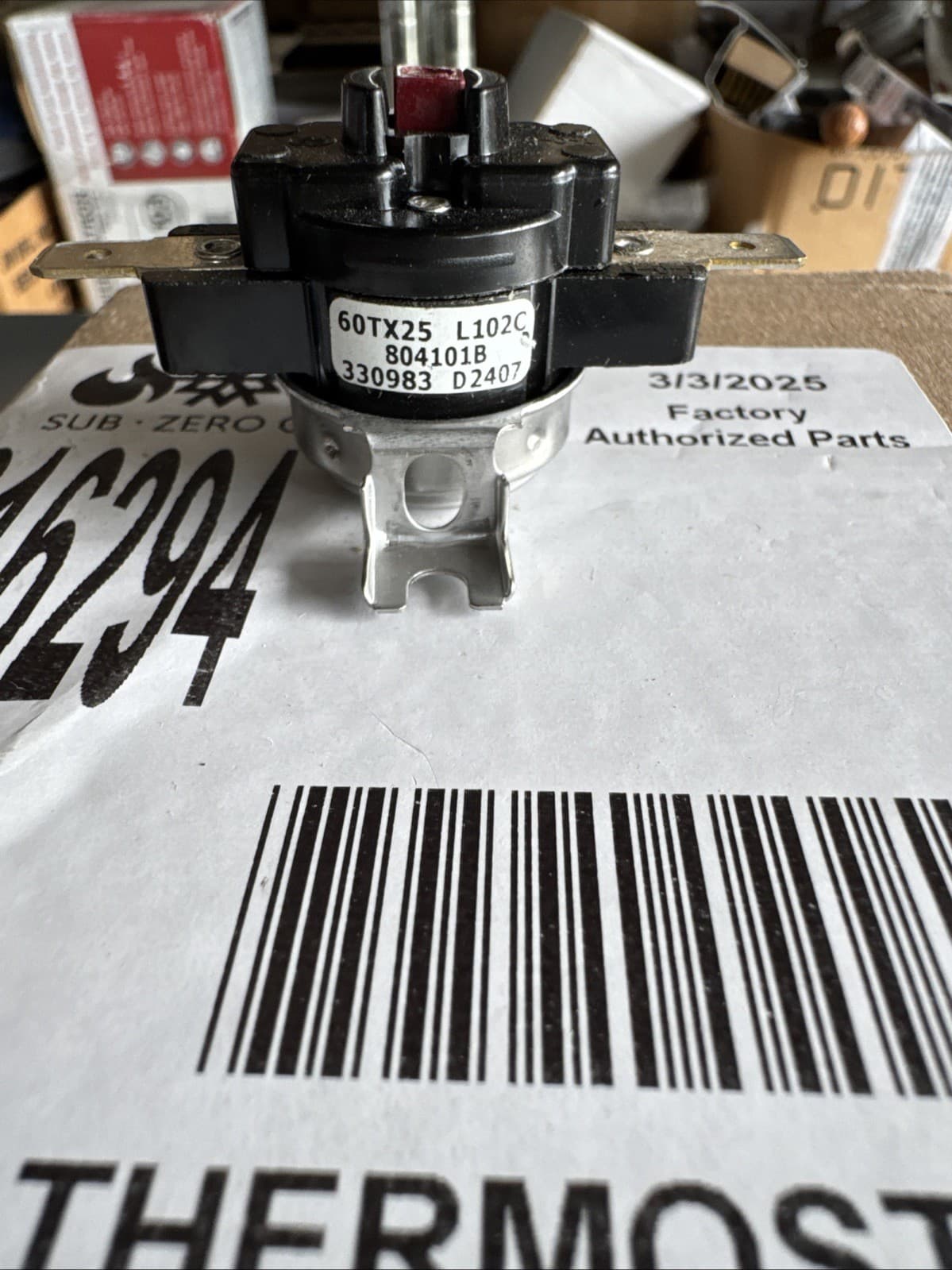 816294 Wolf Range Limiter Thermostat 2