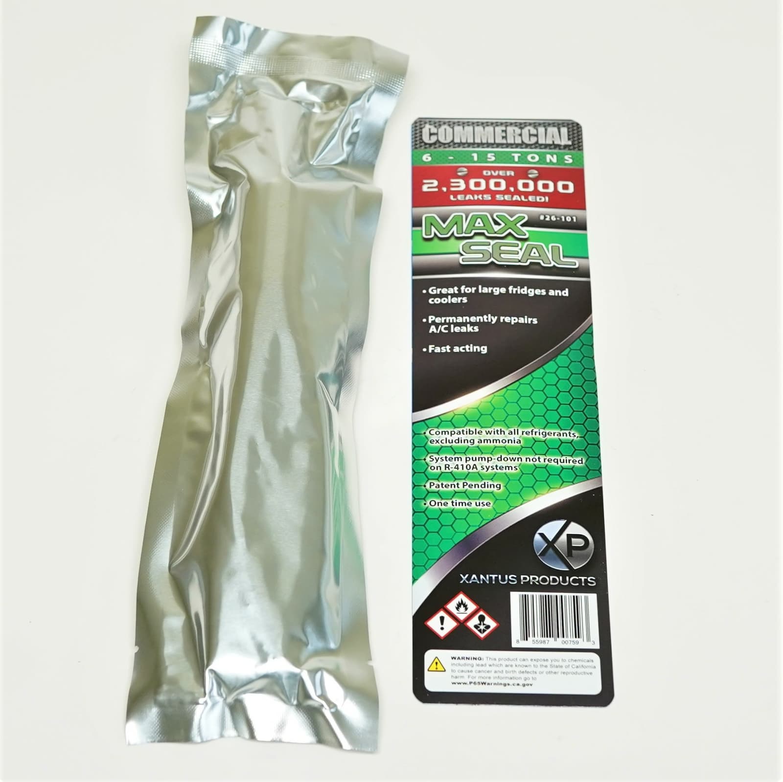 Xantus Products 26-101 Max Seal 6-15 Ton Direct Inject A/C Leak Sealant