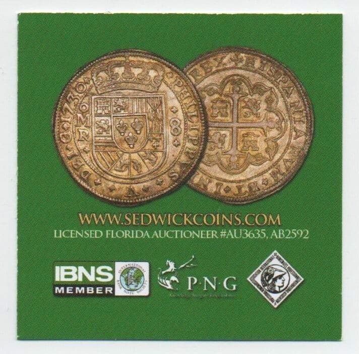 1600's Transposed Lions Ex-Sedwick Spanish Bolivia Silver 8 Reales Cob Coin 4