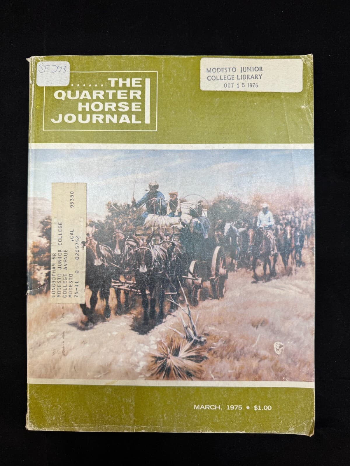 Quarter Horse Journal March 1975