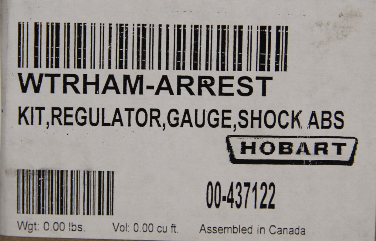 Brand New OEM Hobart Dishwasher WTRHAM-ARREST Hammer Arrester Kit 00-437122 6