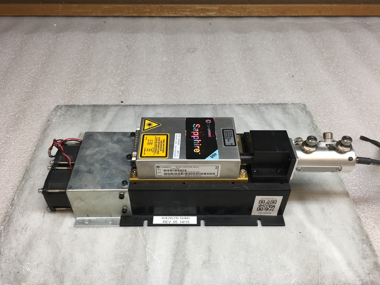 Coherent Sapphire 488-20 1137155 w/ LP OEM Controller USB 4