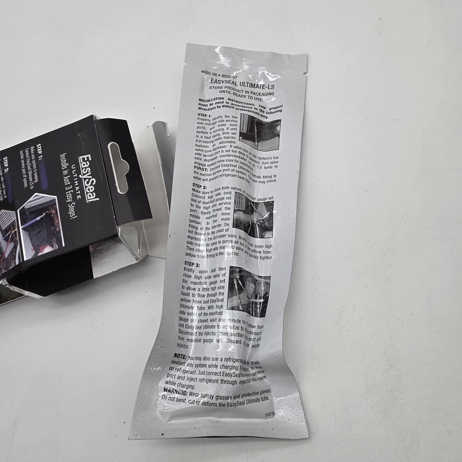 Nu-Calgon 4050-08 EasySeal LS Direct Inject, Treats 2 to 10 Tons, Sealant for Ai 4