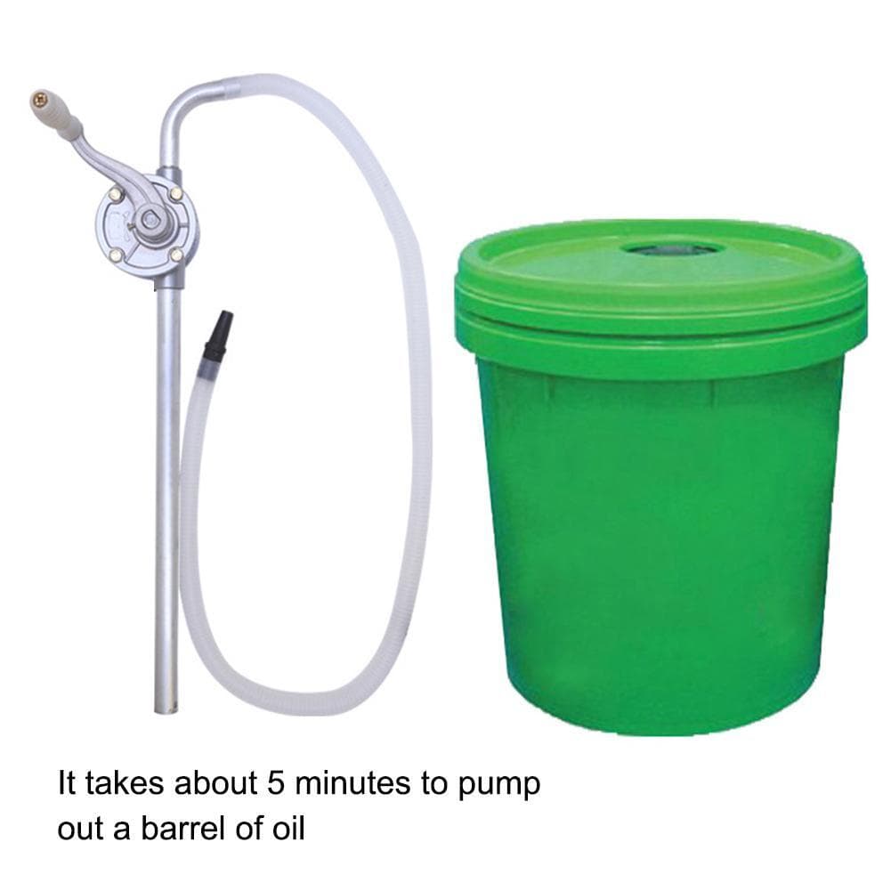 Drum Rotary Barrel Pump Hand Crank Fuel Oil Gas Transfer Pump |β ξт ;ε D4P7 L4D2 5