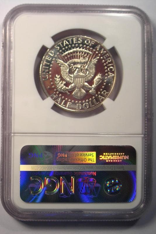 1967 SMS Kennedy Half Dollar 50C Coin - NGC MS68 Cameo PQ - $825 Value! 3