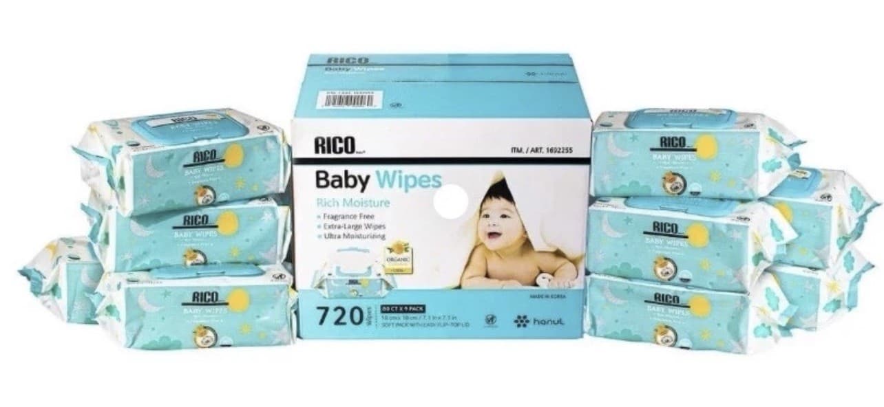 RICO Baby Wipes, 720 Count 2