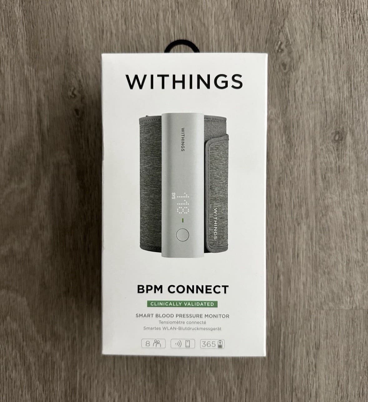 Withings BPM Connect Blood Pressure Monitor Rechargeable Easy Read FAST SHIP