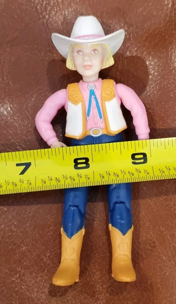 2001 Mattel Fisher Price Loving Family Dollhouse Cowgirl Western Girl Mom Figure 5