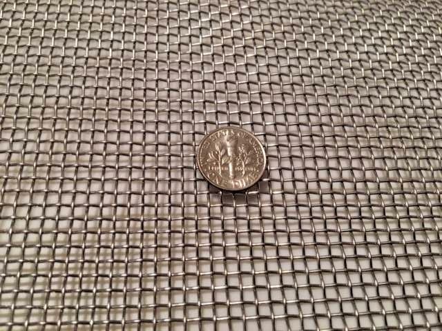 Stainless Steel Wire Mesh - 304 Mesh #8 .032 Stainless Steel Wire Mesh 6"x 6" 2