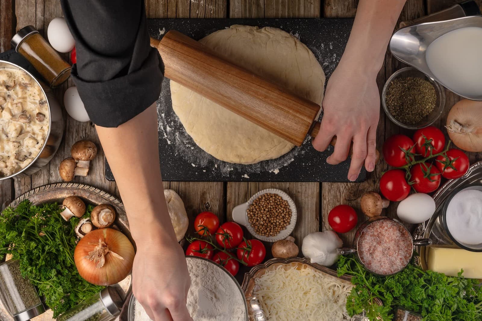 Acacia Wood Rolling Pine, 12 barrel x 2.75 3