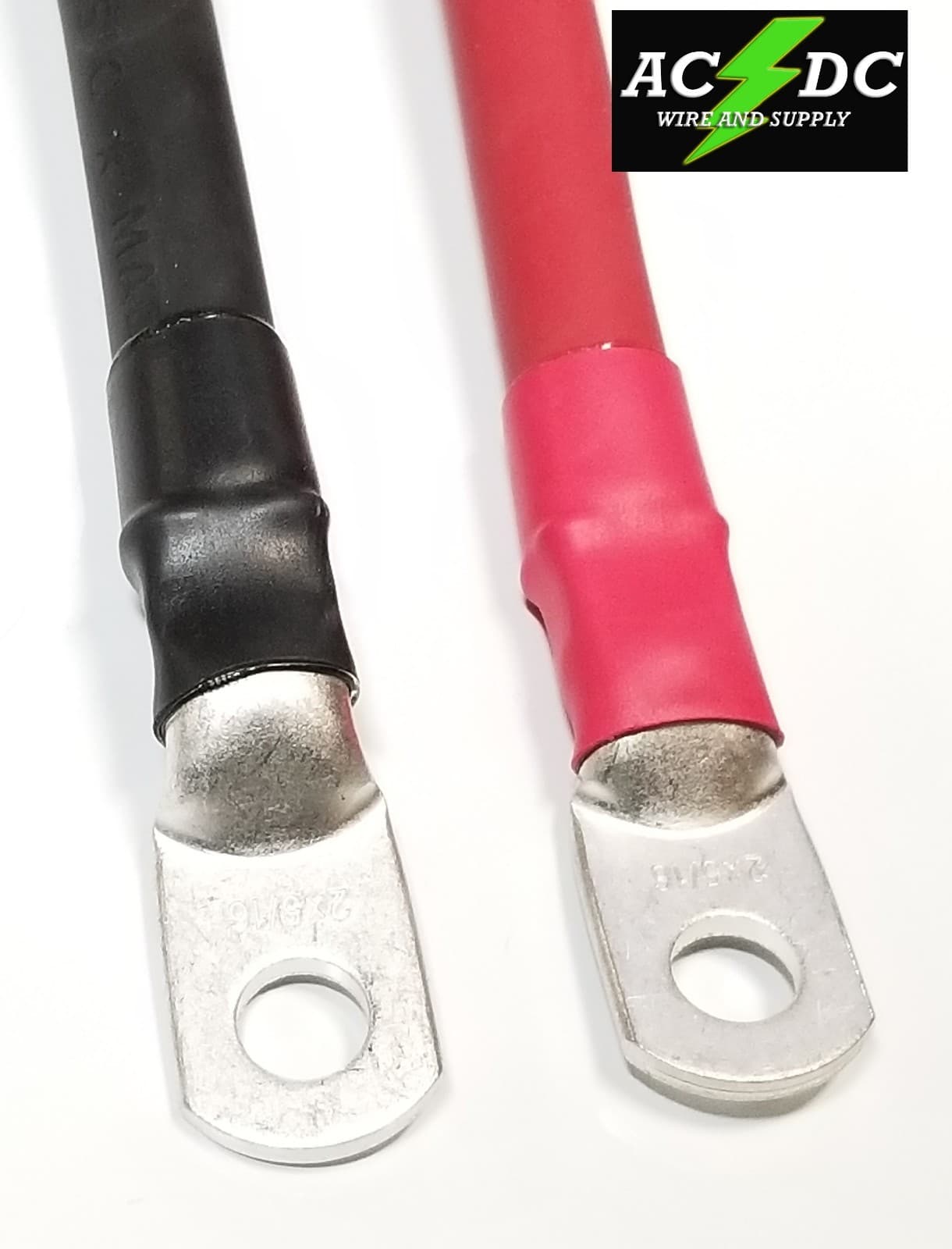 2 AWG Gauge Copper Battery Cable Power Wire Cars, Trucks, RV, Solar, w/ BOOTS 3