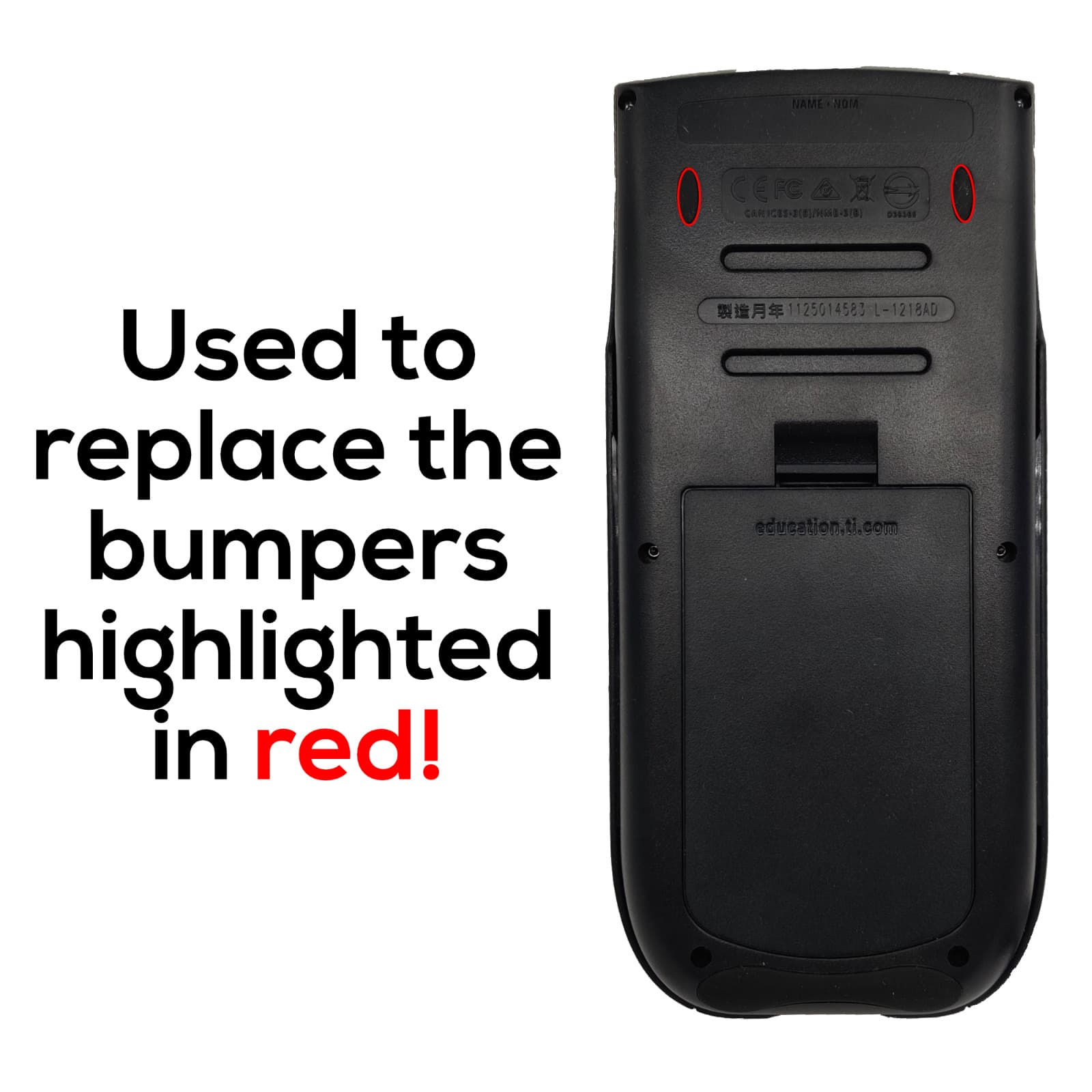 Set of 10 Replacement Rubber Grips Feet Bumpers for Ti-84 Plus Calculator 4