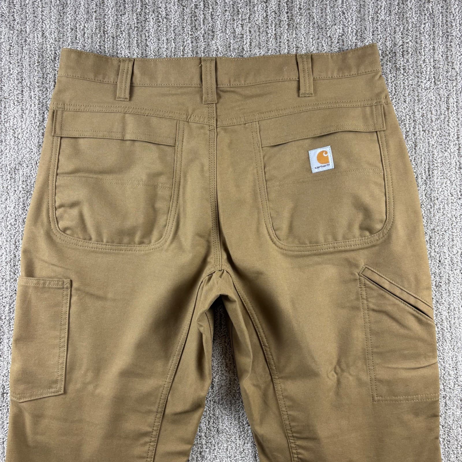 NEW Carhartt Full Swing Canvas Work Pants Men's 38x32 Brown 102812 Relaxed Fit 4