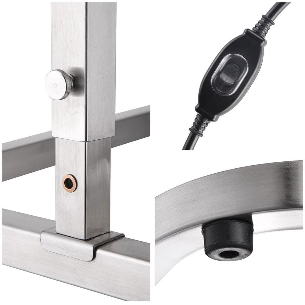 WeChef Commercial Food Heat Lamp Dual Bulb Countertop Food Court Restaurants 5