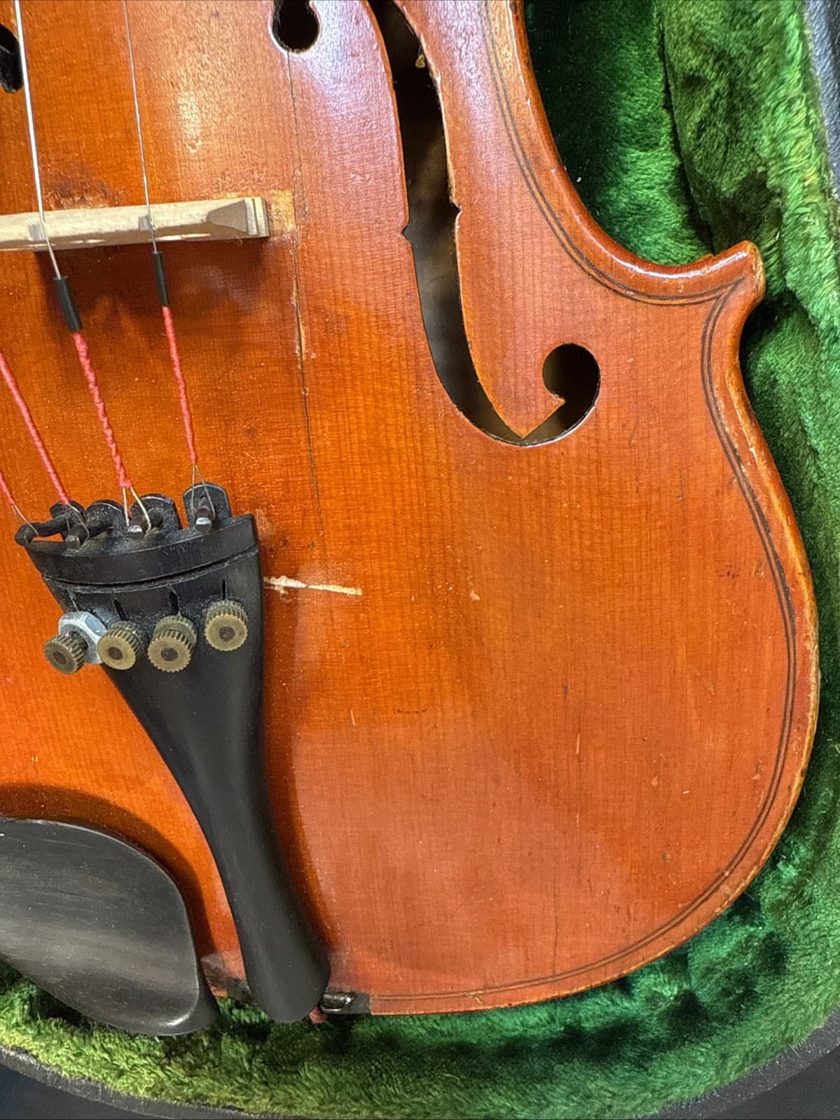 1899 Geo. H Perkins 4/4 Violin With Case And Two Bows 4