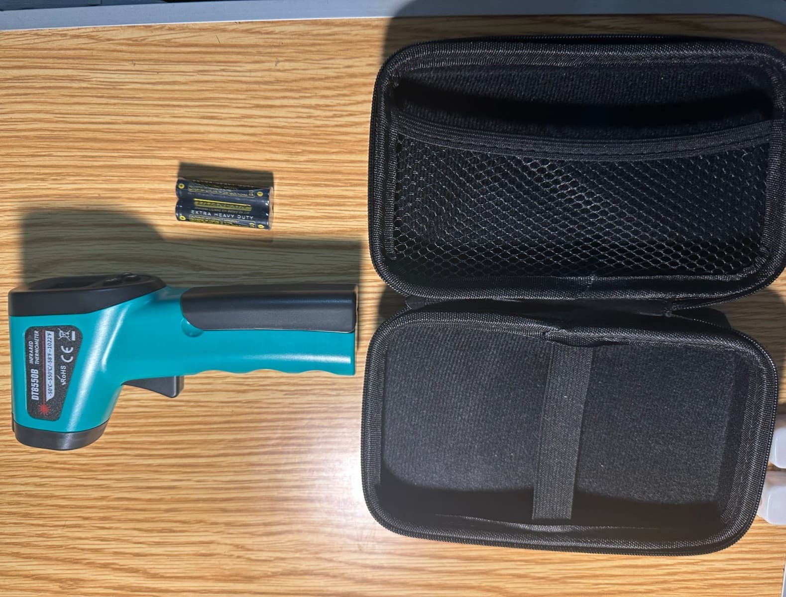 Industrial Infrared Thermometer, -58~1022℉ (-50℃ ~ 550℃) and Temperature Probe 5