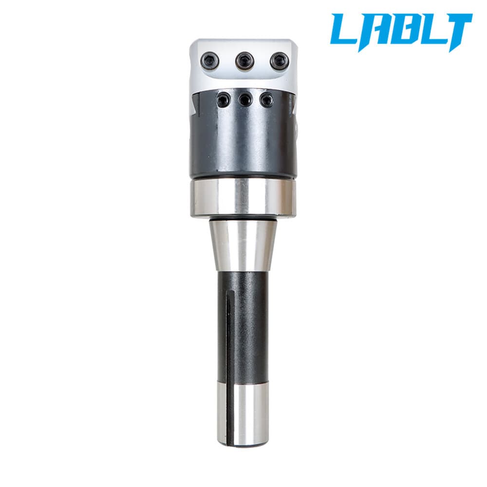 LABLT 9 Pcs 2" Boring Head R8 Shank 1/2" Carbide Boring Bar Set For Bridgeport 5