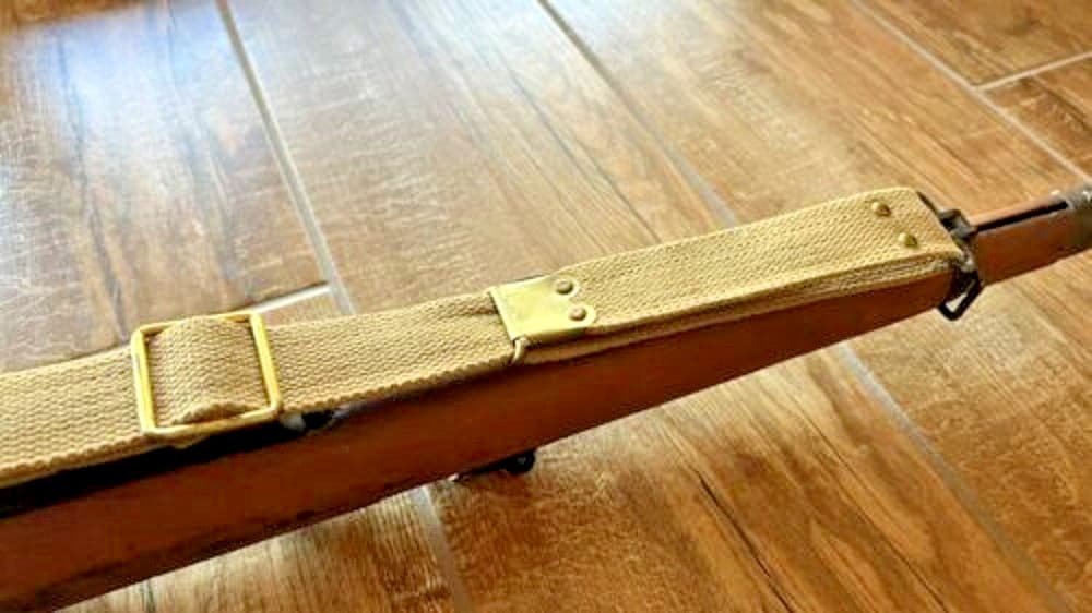 Rare Carcano Tan Canvas Web Rifle Sling - Unissued Italian Military Surplus 2