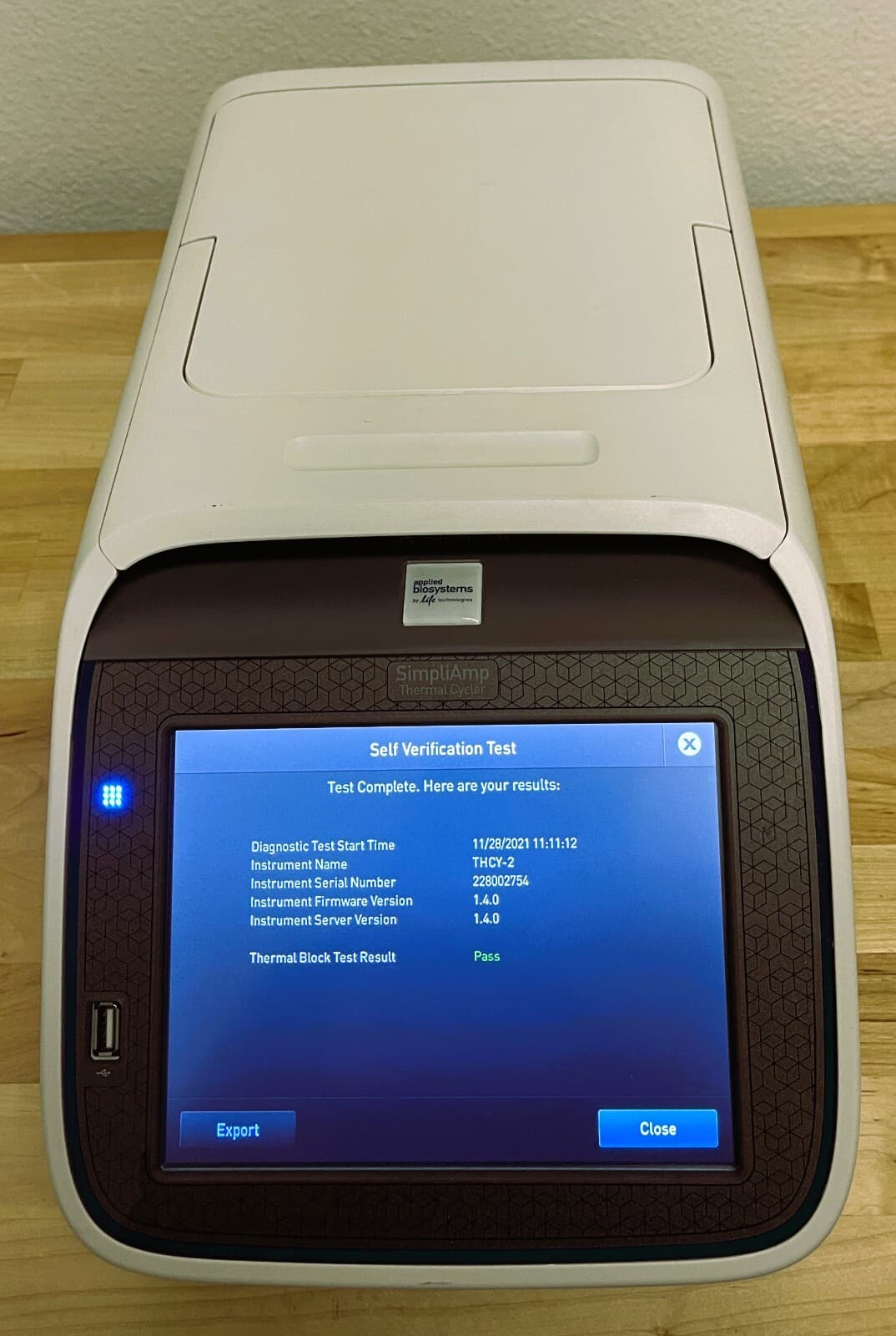 Applied Biosystems Thermo SimpliAmp Thermal Cycler PCR 96-Well with Warranty   3