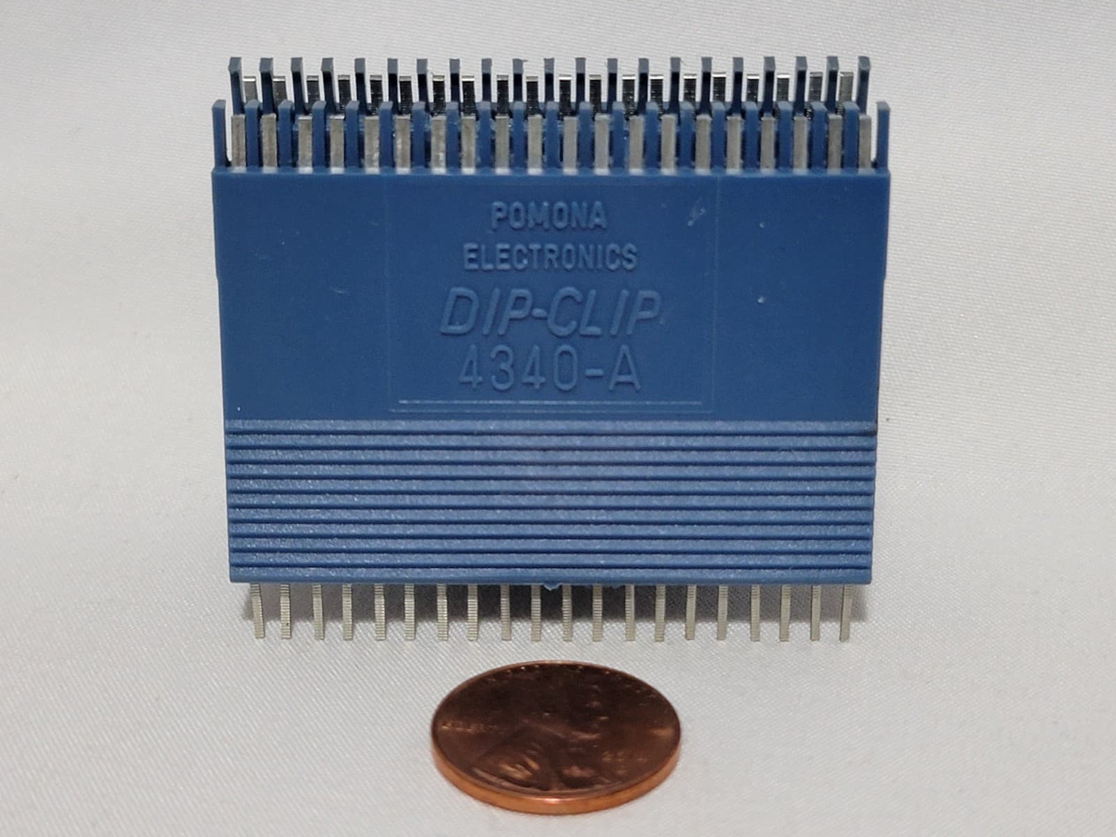 Pomona Electronics 40 Pin Dip-Clip Model 4340-A  2X20 PC Board IC Test Dip Clip 2