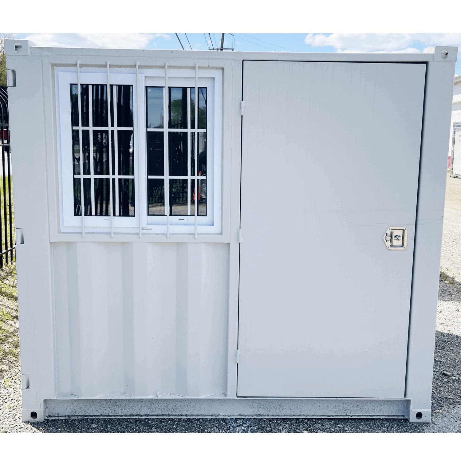 8FT Cubic Shipping Container | Lockable Door & Window | Portable Office | Storag 3
