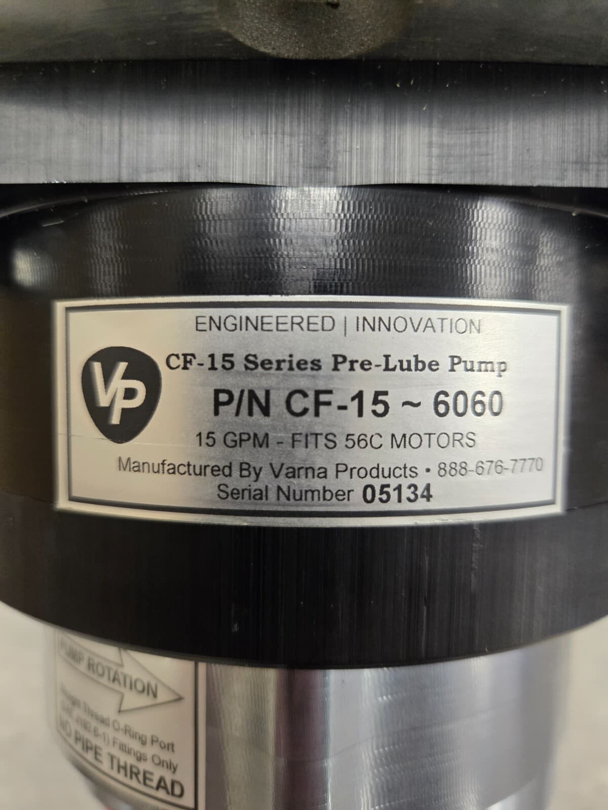 VARNA CF-15 OIL / PRE LUBE PUMP 4