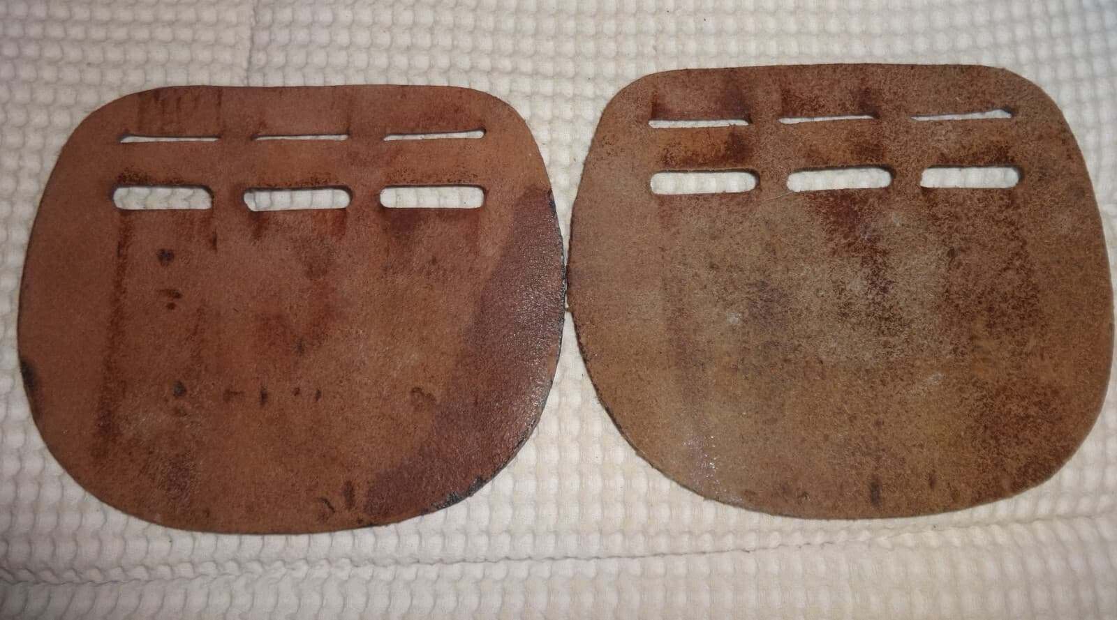 DOVER CIRCUIT Billet Guards - Quality Leather - NICE!   (Set of 2 Guards) 4