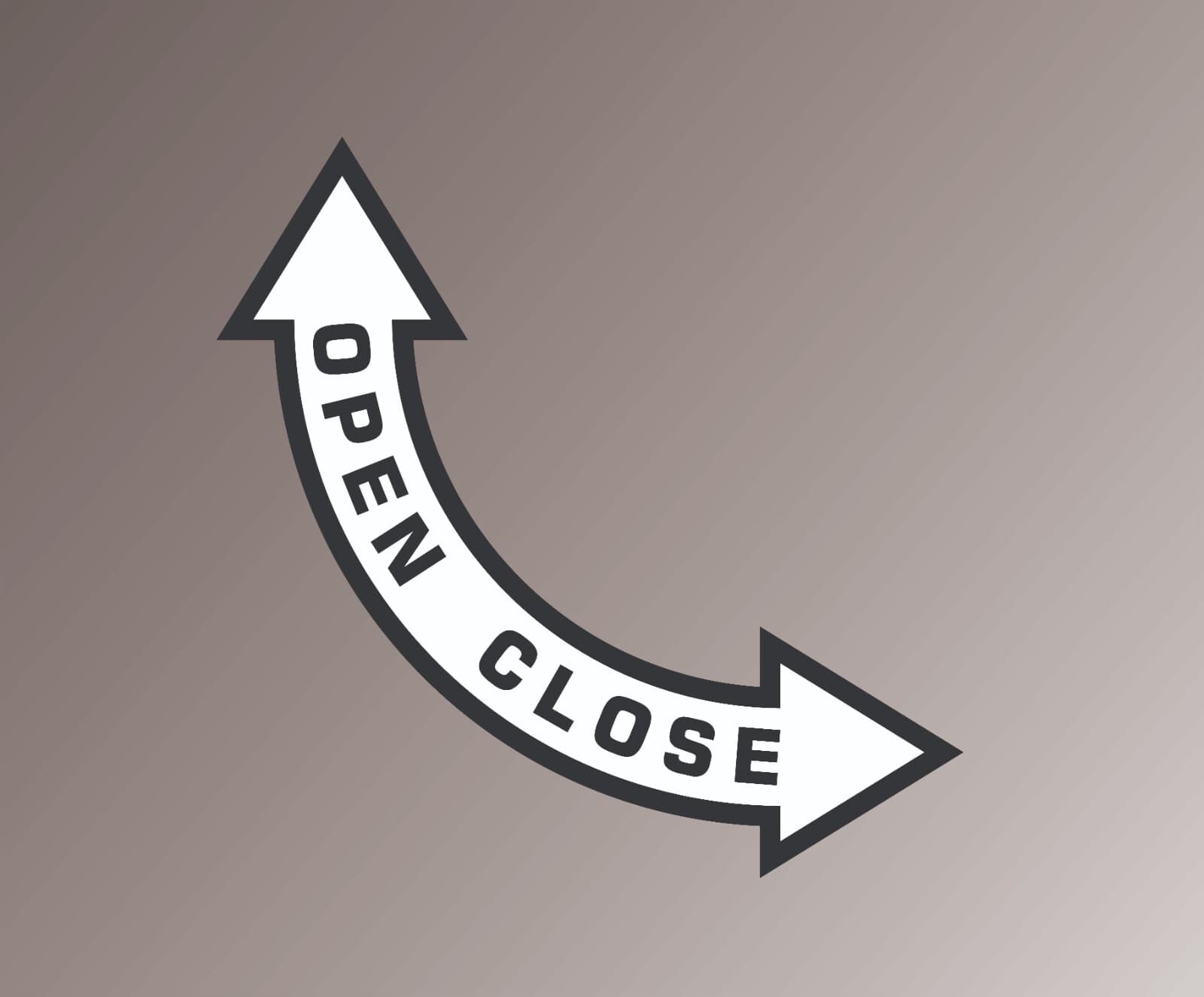 Aviation Safety ADHESIVE DECAL - DIRECTIONAL LATCH LABEL - OPEN RIGHT Bottom