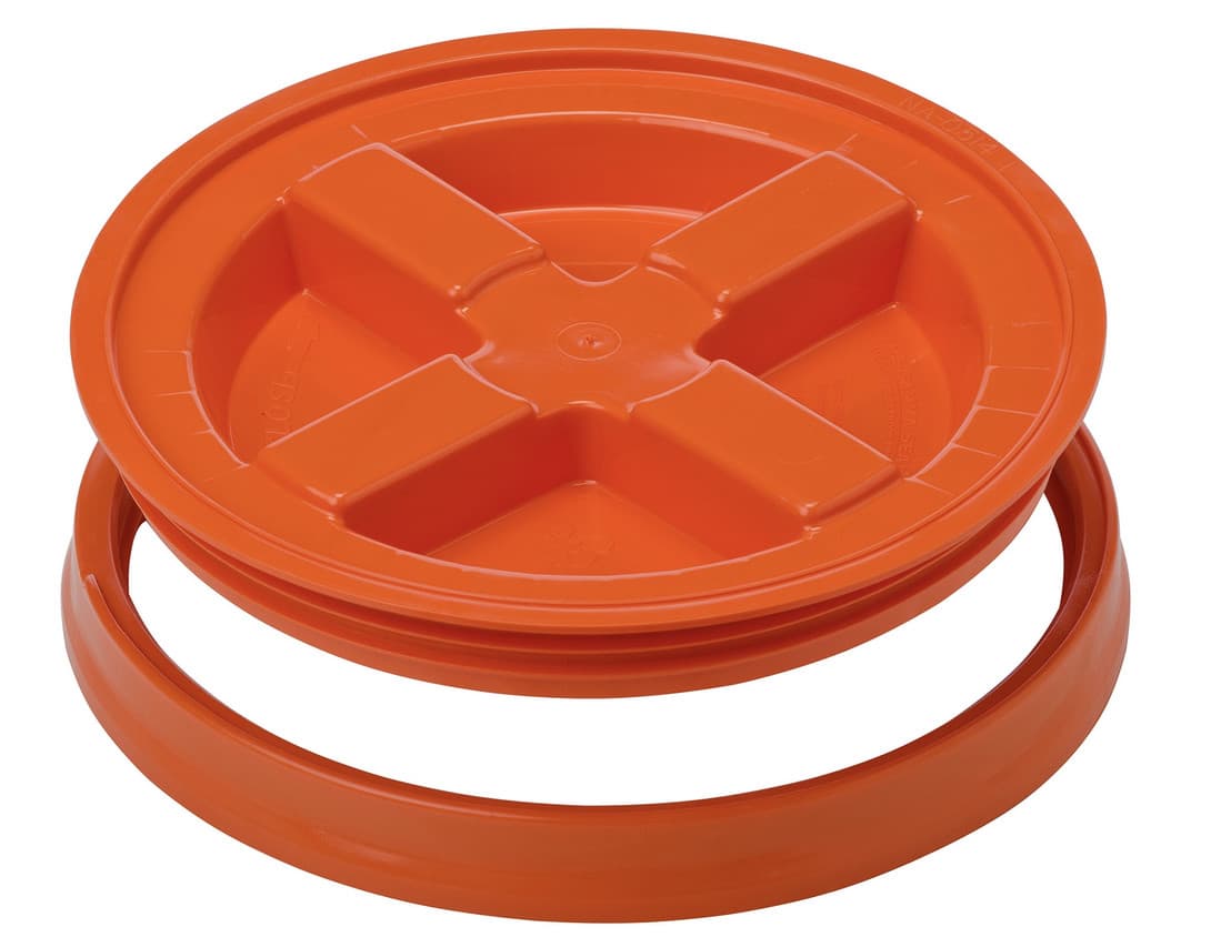 5 Gallon Buckets pails with Screw on Gamma Lid- Food Grade -BPA Free ( 3 Pack) 5